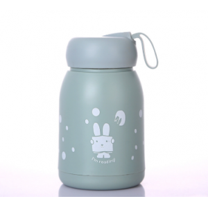 创意地推礼品杯萌萌兔水杯隔热防烫双层玻璃杯卡通可爱家用杯子