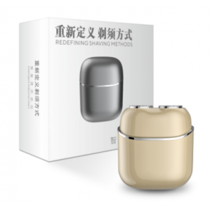 感应式mini电动剃须刀磁吸浮动双刀头车载迷你刮胡须刀全身水洗