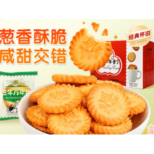 万年青香葱饼干 上海特产老式怀旧休闲零食